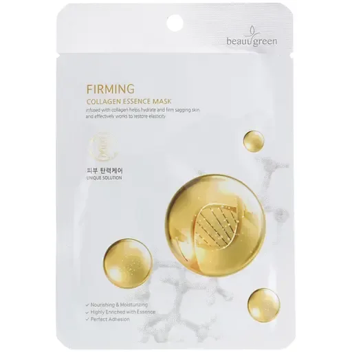 Тканинна маска для обличчя BeauuGreen Firming Collagen Essence, 23 г