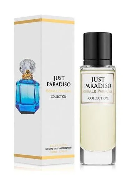 JUST PARADISO Жіночий аромат, 30мл Morale Parfums Paradiso Azzurro Roberto Cavalli (268663011)
