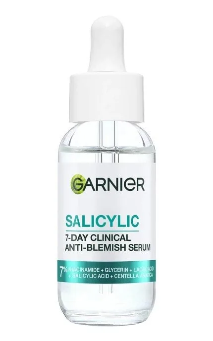 Сироватка Garnier Pure Active Salicylic 7-Day Clinical Anti-Blemish Serum із Саліциловою кислотою Проти недосконалостей шкіри обличчя 30 мл