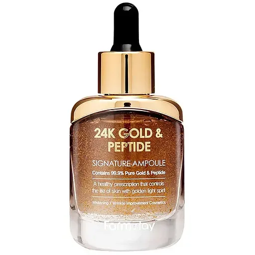 Сироватка для обличчя FarmStay 24K Gold and Peptide Signature Ampoule, 35 мл