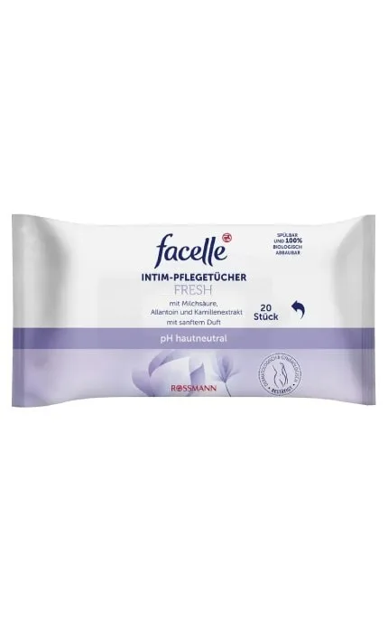Серветки для інтимної гігієни Facelle 20 шт