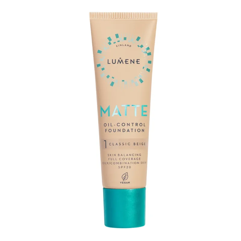 LUMENE MATTE CONTROL МАТУЮЧИЙ ТОНАЛЬНИЙ ЗАСІБ BEIGE 1