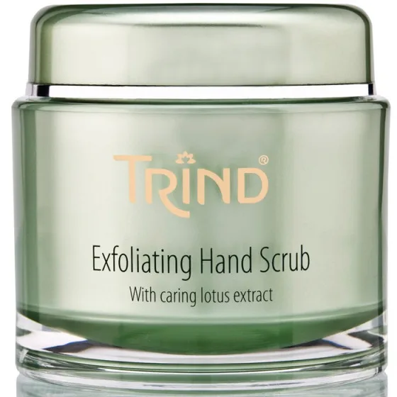 Trind Professional Manicure & Pedicure Exfoliating Hand Scrub - Відлущуючий крем-скраб для рук з лотосом