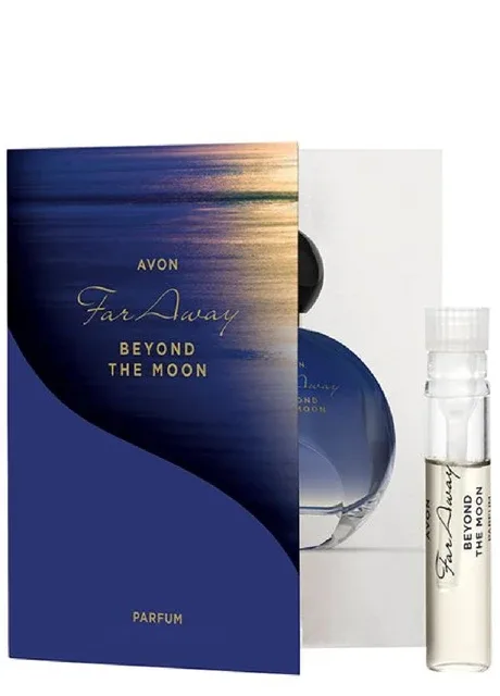 Духи Far Away Beyond the Moon для Неї - листівка із пробним зразком (0.6 мл) Avon (260479103)