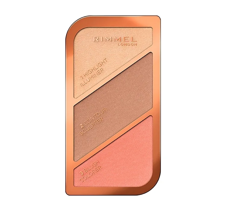 RIMMEL KATE ПАЛЕТКА ХАЙЛАЙТЕР БРОНЗЕР РУМ'ЯНА 002