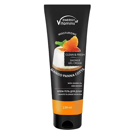 Крем-гель для душу Energy of Vitamins Mango Panna Сotta 230 мл