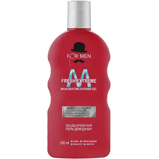 Збадьорюючий гель для душу Family Doctor For Men Fresh Extreme, 200 мл