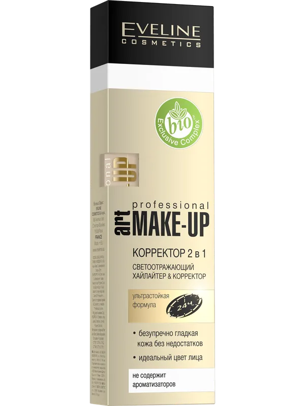 Коректор Eveline Cosmetics Art Professional Make-Up 2в1 08 Porcelain, 7мл