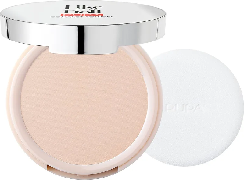 Пудра для обличчя Pupa Like a Doll Compact Powder SPF 15 компактна відтінок 02 Sublime Nude 10 г