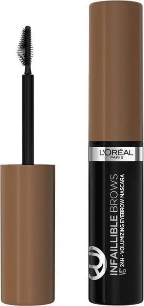 Туш для брів L'Oreal Paris Infaillible Brows об'ємна з ефектом до 24 годин світло-коричнева 4.9 мл
