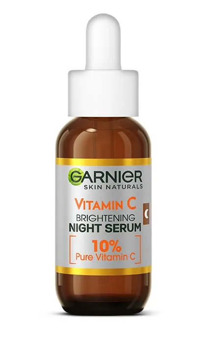 Сироватка для обличчя нічна Garnier Skin Active Vitamin C 30 мл