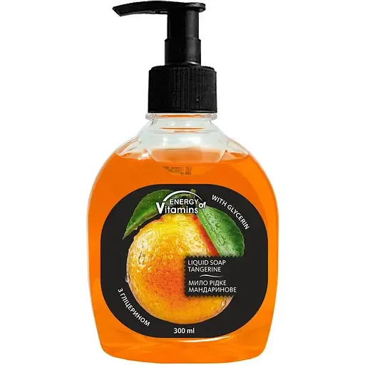 Рідке мило Energy of Vitamins Мандаринове з гліцерином, 300 мл