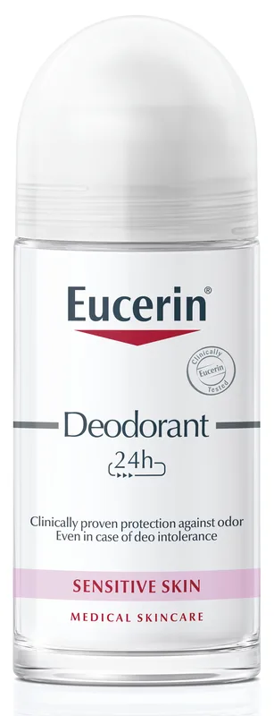 Антиперспірант Eucerin (Юцерін) роликовий для гіпер-чутливої шкіри 24 г захисту 50 мл