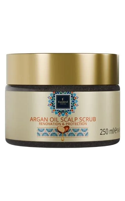 Скраб для шкіри голови Famirel Argan Oil Захист та Відновлення 250 мл