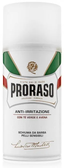 Proraso White Line Anti-Irritation Shaving Foam - Піна для гоління для чутливої ​​шкіри