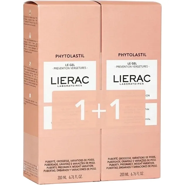 Набір Lierac (Лієрак) Дуо Phytolastil профілактика розтяжок 2х200 мл