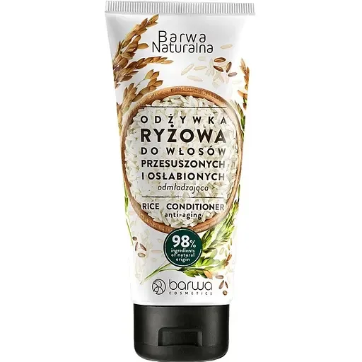 Кондиціонер для волосся Barwa Natural з екстрактом протеїну рису, 200 мл