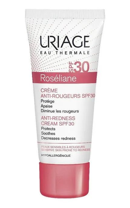 Сонцезахисний крем для обличчя Uriage Roséliane Crème Anti-Rougeurs SPF 30 Проти почервонінь 40 мл
