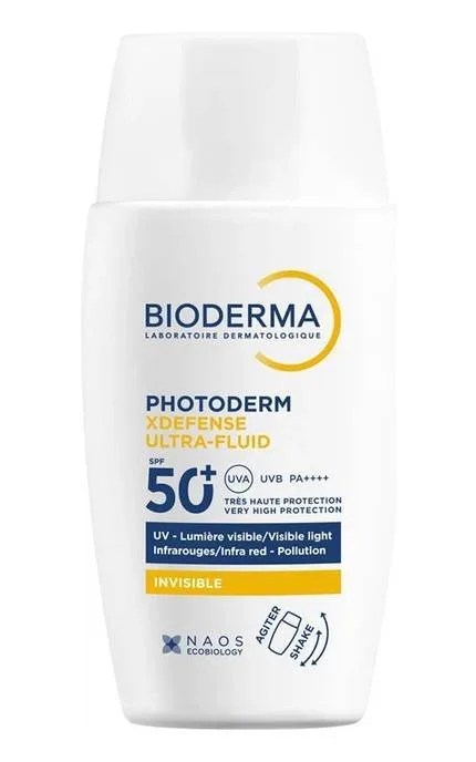 Сонцезахисний ультрафлюїд Bioderma Photoderm XDеfense Ultra-Fluid SFP50+ Невидимий 40 мл