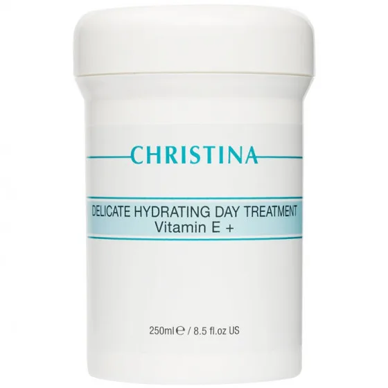 Делікатний зволожуючий денний лікувальний крем із вітаміном Е Christina Delicate Hydrating Day Treatment 250 мл
