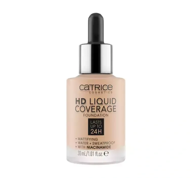 CATRICE HD LIQUID РІДКА МАСКУЮЧА ТОНАЛЬНА ОСНОВА SAND 030