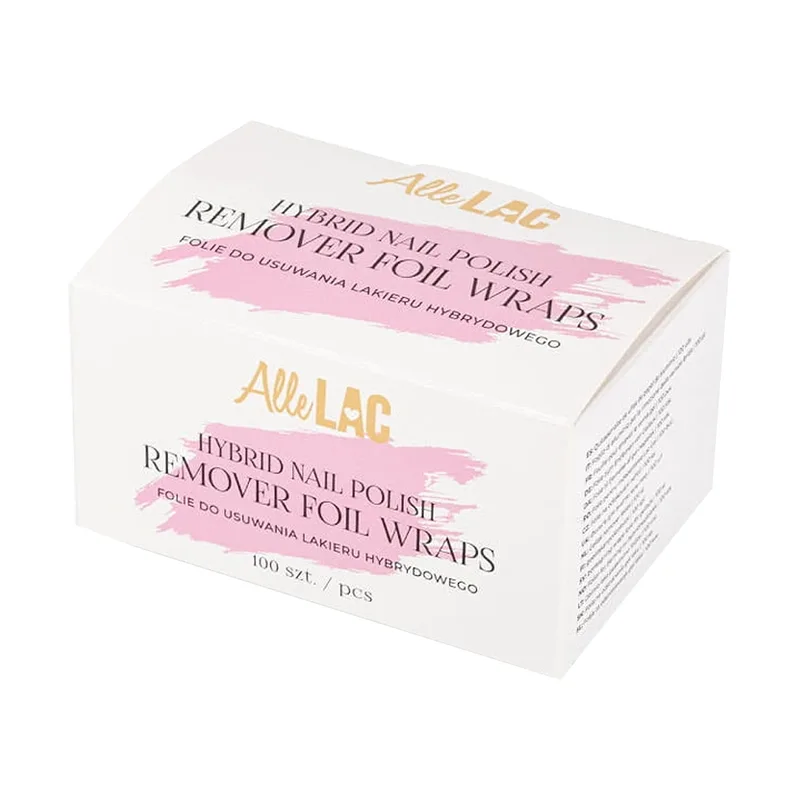 GEL LACK ФОЛЬГА ДЛЯ ЗНЯТТЯ ГЕЛЬ ЛАКУ 100 ШТУК