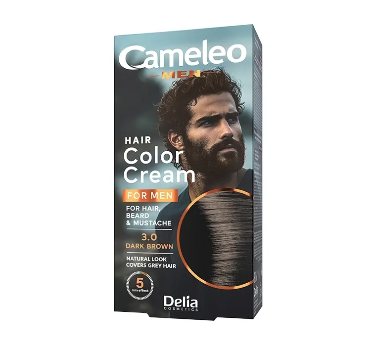 DELIA CAMELEO MEN ФАРБА ДЛЯ БОРОДИ ТА ВУСІВ 3.0