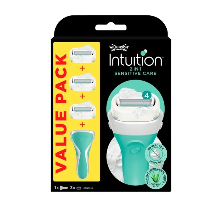 WILKINSON INTUITION СТАНОК + 3 КАРТРИДЖІ