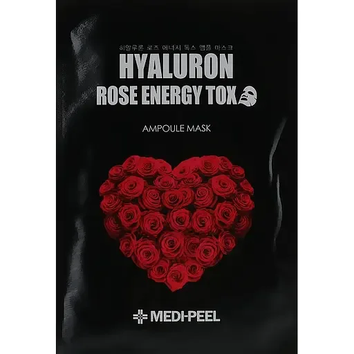 Тканинна маска з екстрактом троянди Medi-Peel Hyaluron 100 Rose Energy Tox (10 шт. х 30 мл)