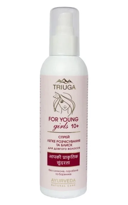 Спрей для волосся Triuga Ayurveda For Young Girls Легке розчісування та блиск 200 мл