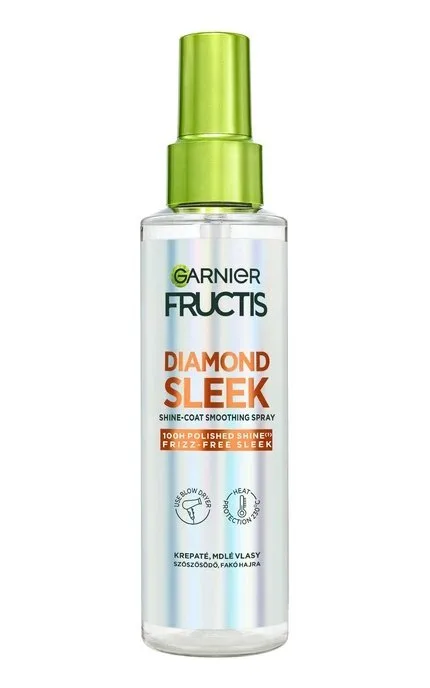 Спрей Garnier Fructis Keratin Sleek для розгладження та надання блиску для пухнастого та сухого волосся 150 мл​