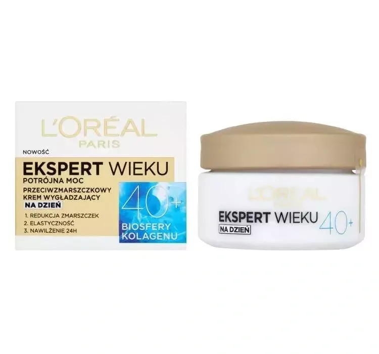 LOREAL ЕКСПЕРТ ВІКУ ВИГЛАДЖУВАЛЬНИЙ ДЕННИЙ КРЕМ 40+