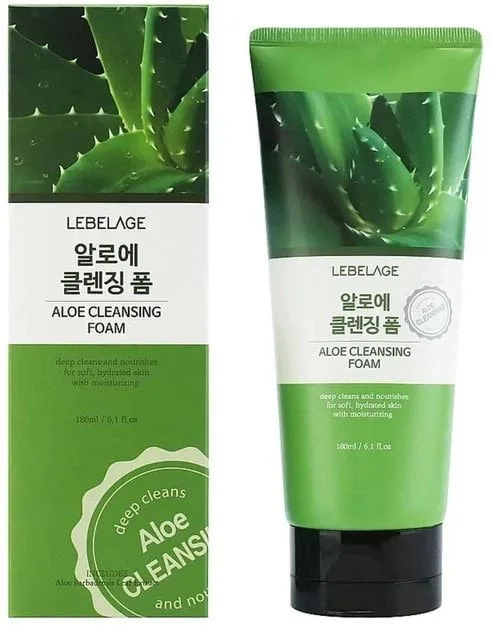 Пінка для вмивання Lebelage Aloe очищувальна 180 мл