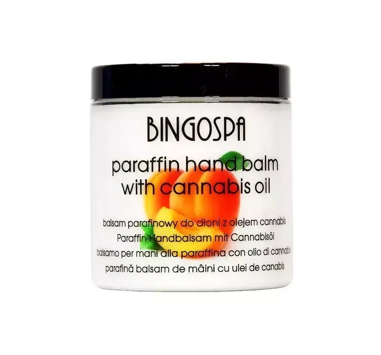 BINGOSPA ПАРАФІНОВИЙ БАЛЬЗАМ ДЛЯ РУК МАСЛО ОЛІЯ КОНОПЛІ
