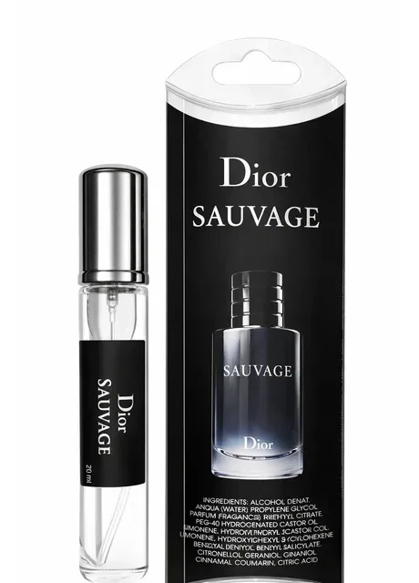 Духи міні чоловічі Sauvage 20 мл парфум Саваж No Brand (374508016)