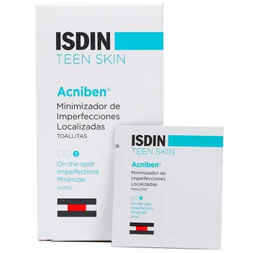 Очищюючі серветки для обличчя Isdin Teen Skin Acniben