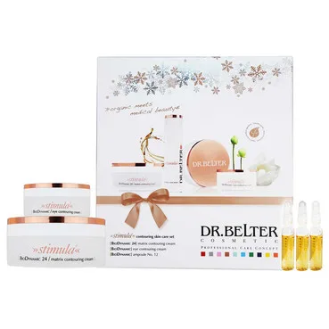 Ліфтинговий набір для інтенсивного відновлення шкіри Dr.Belter Stimula Skin Care Set (crm/15ml + eye/crm/5ml + ampoule/3*2ml)