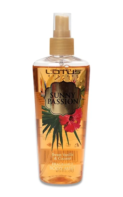 Спрей для тіла Lotus Sunny Passion Sweet Vanilla&Coconut, 210 мл