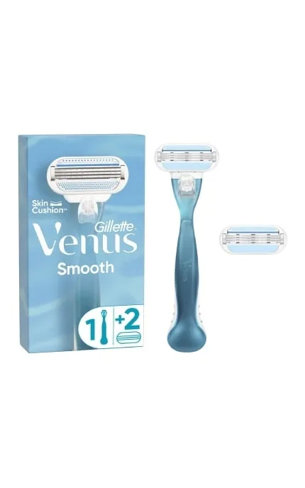 Станок для гоління жіночий (Бритва) Venus Smooth з 2 змінними картриджами