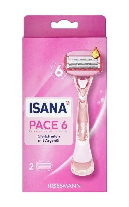Станок для гоління жіночий Isana Pace 6 1 шт
