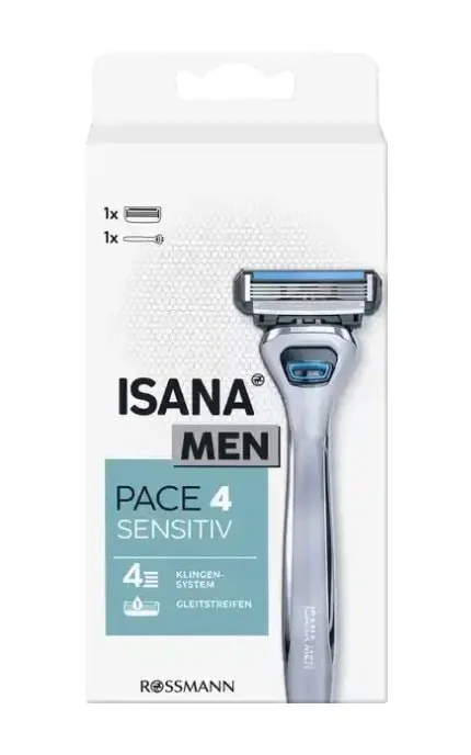 Станок для гоління чоловічий Isana Men Pace 4 1 шт