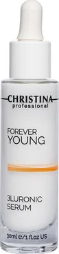 Гіалуронова сироватка для обличчя, шиї та зони декольте Christina Forever Young 3Luronic Serum