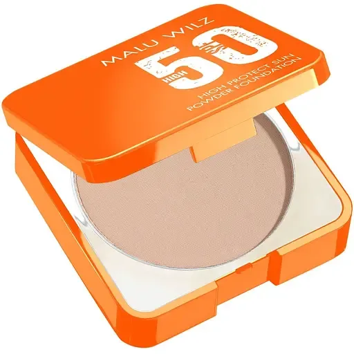 Тональна пудра для обличчя Malu Wilz High Protect Sun Powder Foundation SPF50 відтінок 60 (Холодний беж) 9.5 г