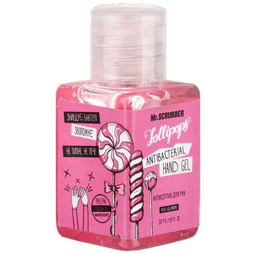 Антисептик для рук Mr.Scrubber Antibacterial Hand Gel Acai Lollipops