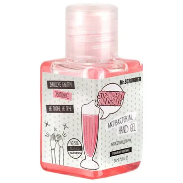 Антисептик для рук Mr.Scrubber Antibacterial Hand Gel Strawberry Milkshake
