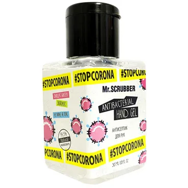 Антисептик для рук Mr.Scrubber Antibacterial Hand Gel Stop Corona