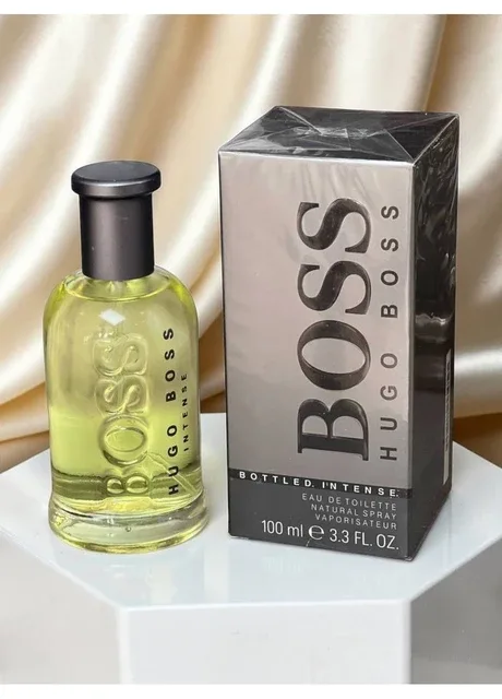 Чоловіча туалетна вода Hugo Boss Bottled Intense (Гуго Босс Ботлед Інтенс) 100 мл Деревні Пряні Фруктові Стійкі Шлейфові No Brand (400501208)