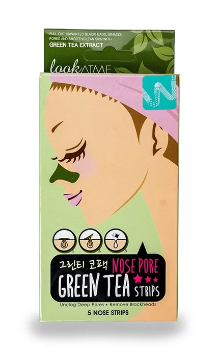 Стрічки для носа очищуючі Look at me Green tea 5 шт