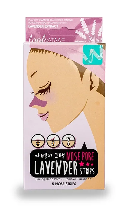 Стрічки для носа очищуючі Look at me Lavender 5 шт