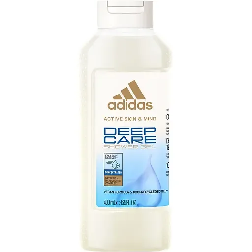 Adidas Deep Care заспокійливий гель для душу з гіалуроновою кислотою 400 мл